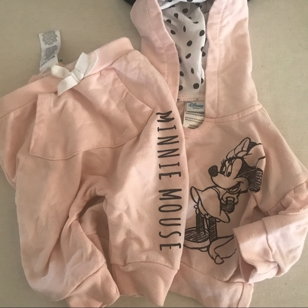 Disney Minnie Mouse winter sweatsuit two piece